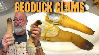 Geoduck 101 How To Clean A Geoduck Clam