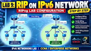 09: LAB 9 -  RIPng IPv6 Routing Configuration | CCNA Practical Lab Guide