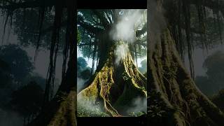 A Breathing Tree? Nature's Weirdest Moment 🌳 #jungle #shorts #wtf
