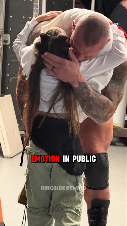 Randy Orton Caught in a Rare Emotional Moment at Backlash🥹