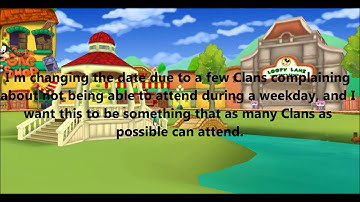 Toontown Rewritten~ Clan Gathering DATE CHANGE