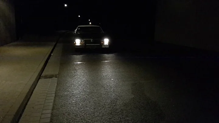 Oldsmobile loud Train Horn in Tunnel