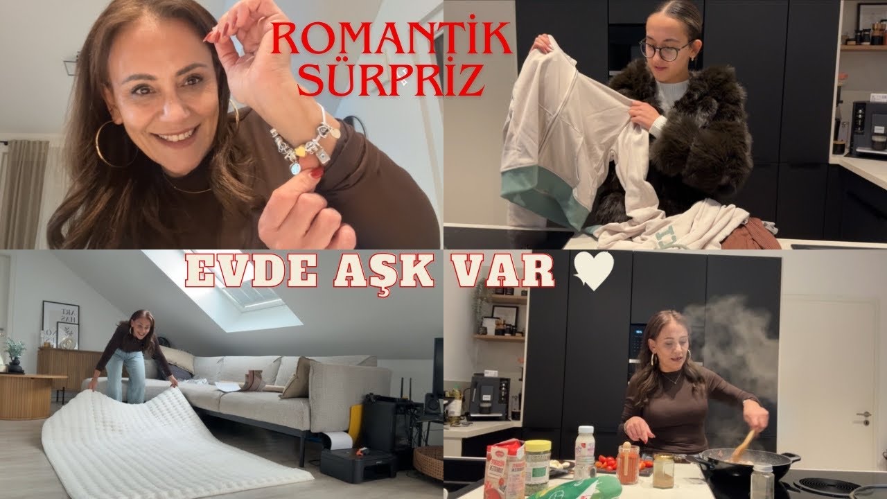 ŞOK OLDUM 🤩 SEVGİLİLER GÜNÜ SÜRPRİZİ💖 MİNİ YENİLİK EVİMİN HAVASI DEĞİŞTİ ✨