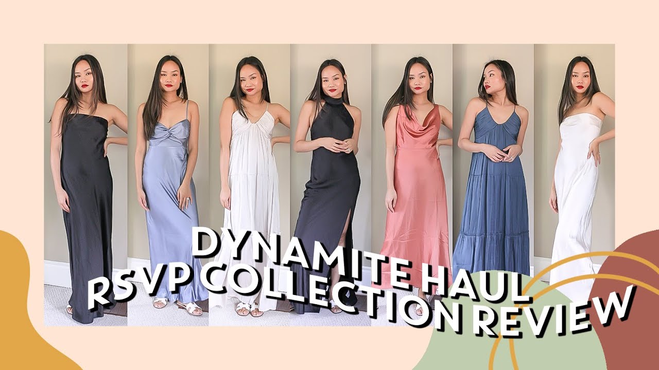 DYNAMITE RSVP COLLECTION HAUL - Wedding Guest Outfits? Unboxing, Review & Try-On | Victoria Hui