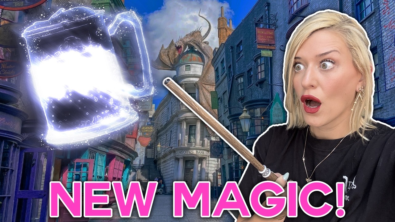 The BEST NEW Thing In Universal?! Harry Potter Magic & Butterbeer Snacks! | Wizarding World, Orlando