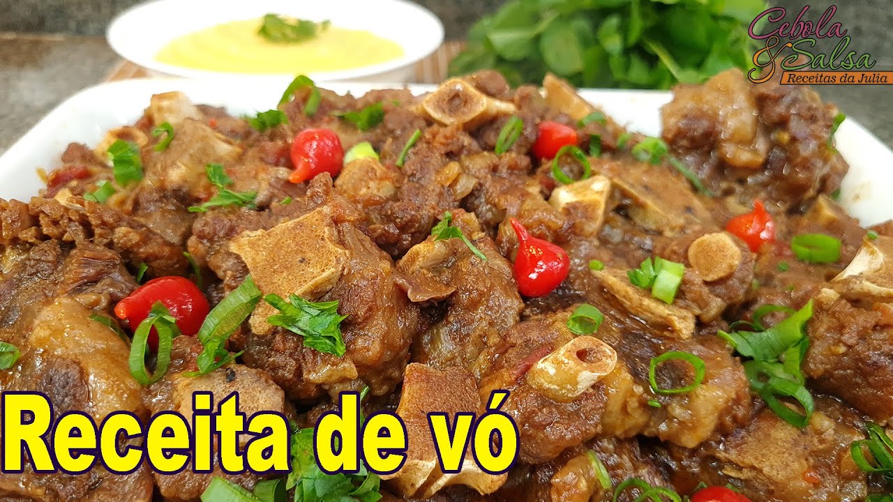 COMO FAZER RABADA TRADICIONAL COM MOLHO E CEBOLA – Receita de Dar Água na Boca! - Cebola e Salsa