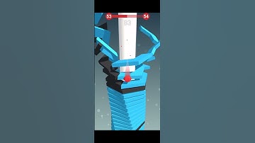 Stack ball speedrun gameplay levels 53 \#gameplay #bkgamer #viralshorts #stackball #shortvideo