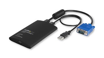 USB Crash Cart Adapter with File Transfer & Video Capture - NOTECONS02 | StarTech.com