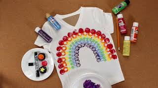 Rainbow T Shirt DIY for Kids | Welcome to Nana's