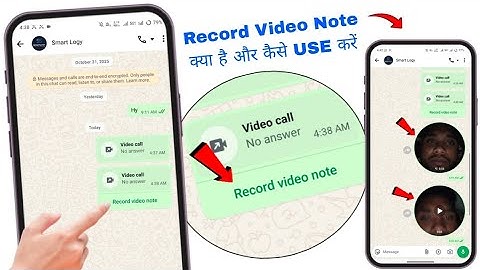 WhatsApp Video Note Kya Hai? Kaise Use Kare | New WhatsApp Feature 2025 | record Video Note WhatsApp