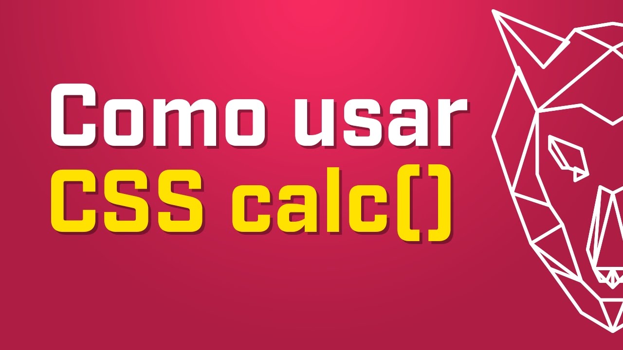 Como usar a função Calc de CSS - YouTube