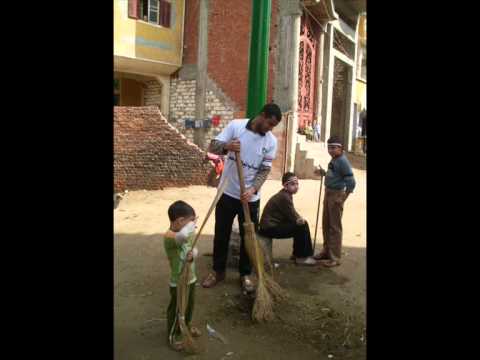 شباب الاخوان فى محلة ابو على فى يوم فى حب مصر