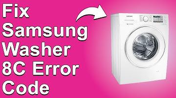 How To Fix The Samsung Washer 8C Error Code - Meaning, Causes, & Solutions (Simple Guide)