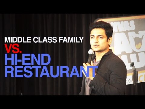 MIDDLE CLASS RESTAURANT PROBLEMS : STAND UP COMEDY -Kenny Sebastian