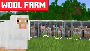 Minecraft Sheep Wool Farm 1.21.10+ - EASY DESIGN