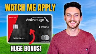 Watch Me Apply: Barclays American Airlines Aviator (EASY Bonus!)
