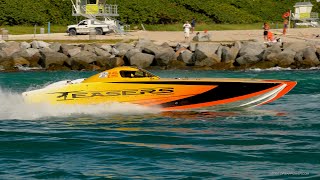 Teasers 36 Canopy Skater Speed Boat Haulover & Key West