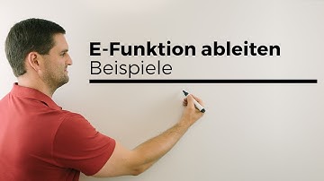 E-Funktion Schar ableiten, Ableitung Exponentialfunktion | Mathe by Daniel Jung