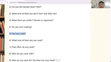 Tiếng Anh Giao Tiếp Tại Phan Thiết: Louis practices talking about Food