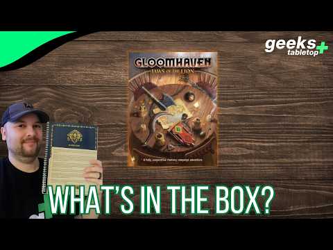 Whats in the Box - Gloomhaven Jaws of the Lion