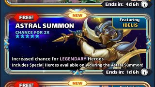 Empires Puzzles : Astral and Wildcats pulls feat Ibelis  screenshot 1