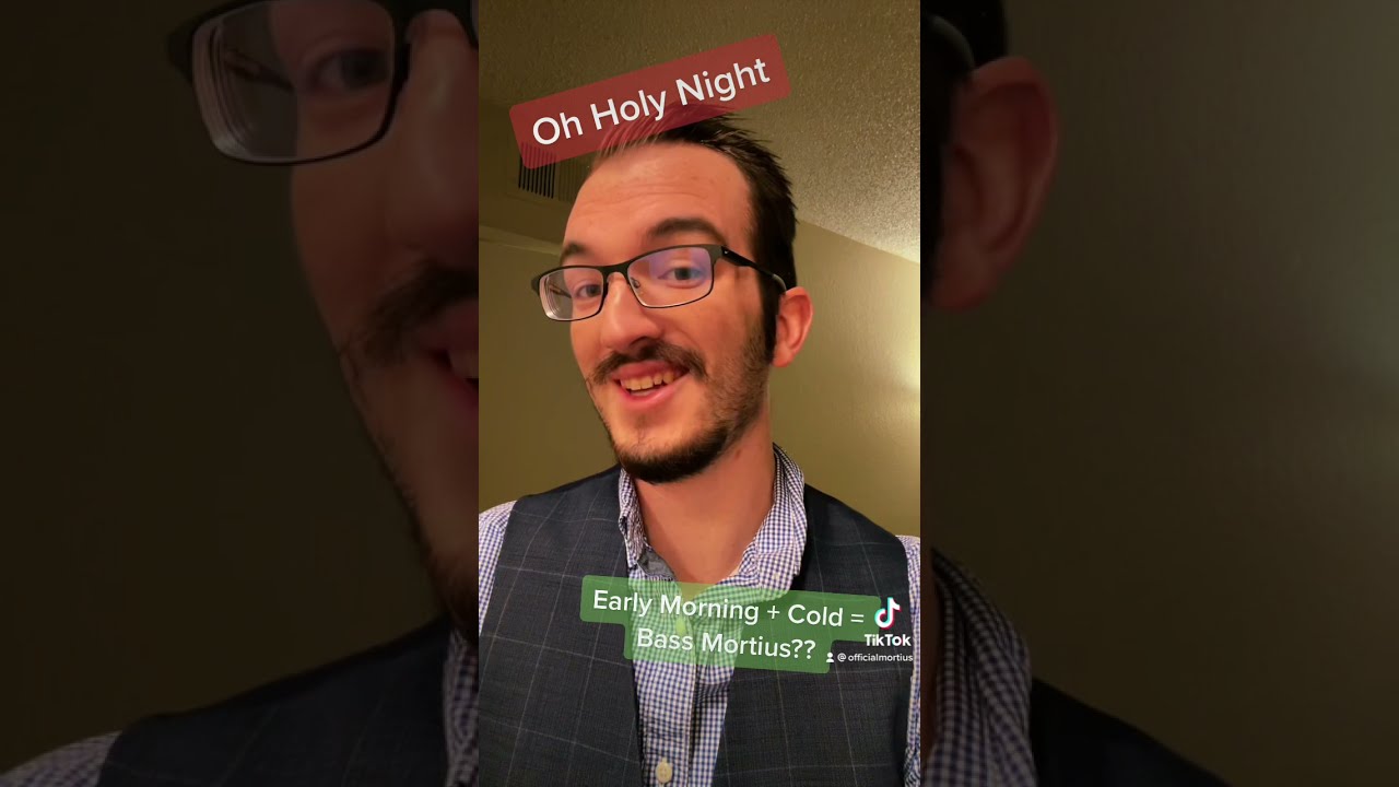 Holy Night - Mortius “Bass” Snippet! #sing #holynight #christmas