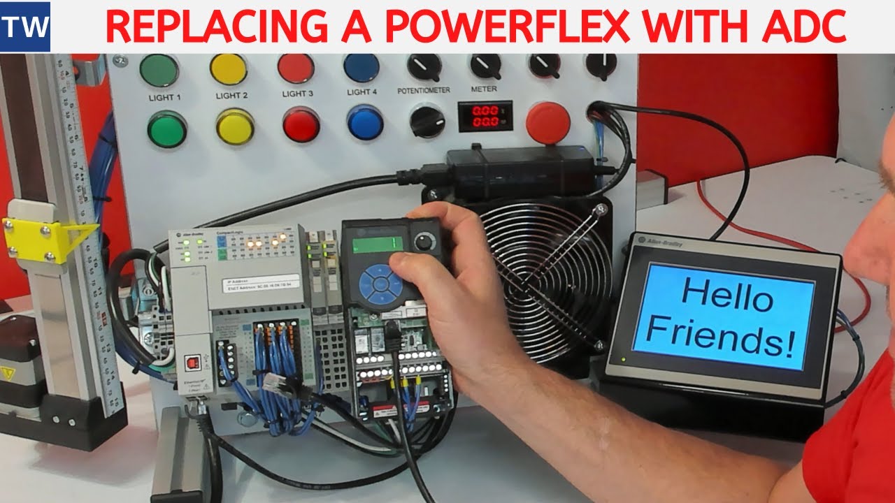 Replacing a Powerflex 525 that has Automatic Device Configuration ADC