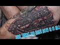 2022.04.21 Jamie Tarrant king maker thigh tattoo by fluntboy(real time/Time lapse)