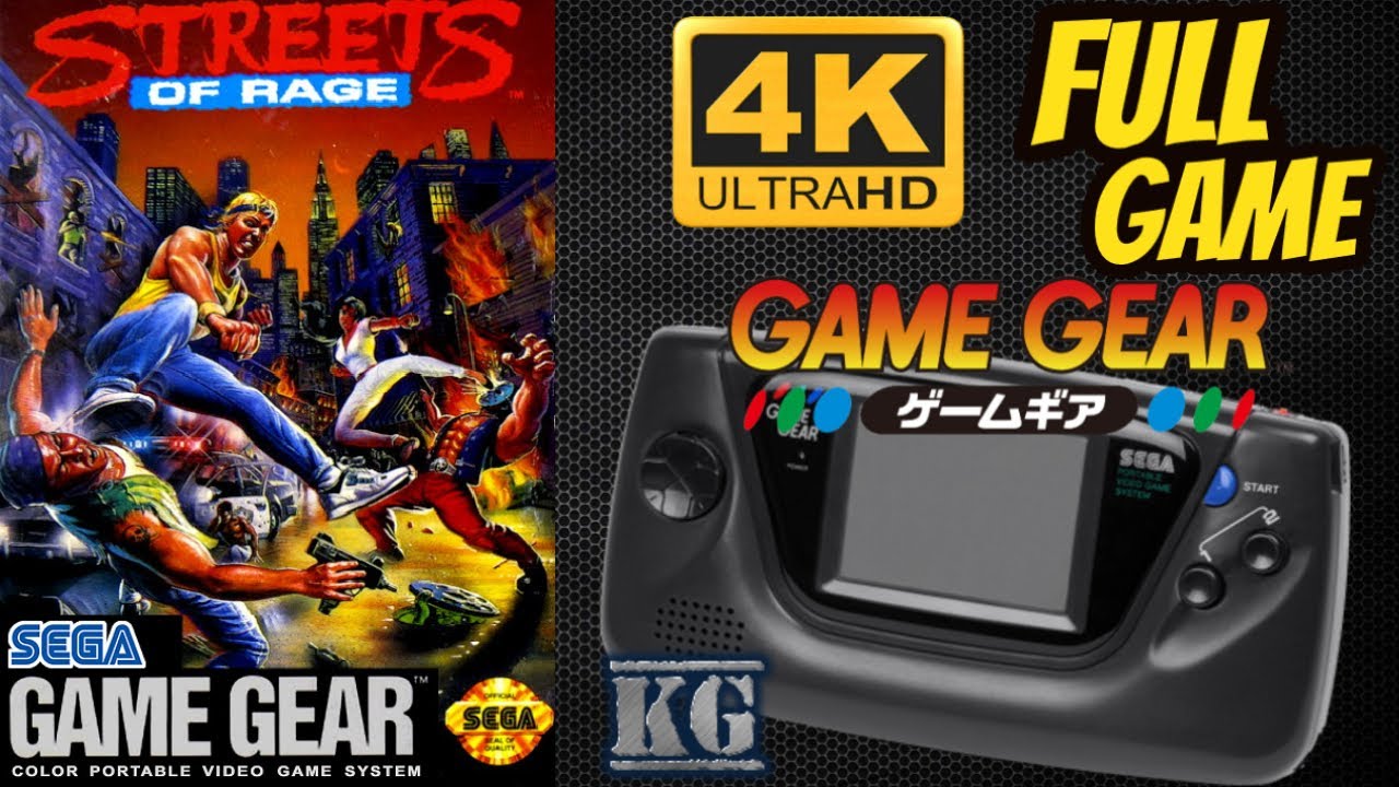 Streets of Rage [SEGA GAME GEAR] Gameplay Walkthrough FULL GAME [4K60