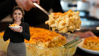 How to make the EASIEST Creamiest and Cheesiest Oven-Baked MAC \& CHEESE