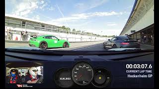 Rennstreckentraining in Hockenheim mit einem Porsche 911 GT3 RS 991