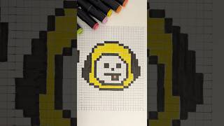 BT21 Pixel Art #reels #kpop #bts #btsarmy #art