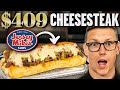 $409 Japanese A5 Wagyu Cheesesteak Taste Test | FANCY FAST FOOD