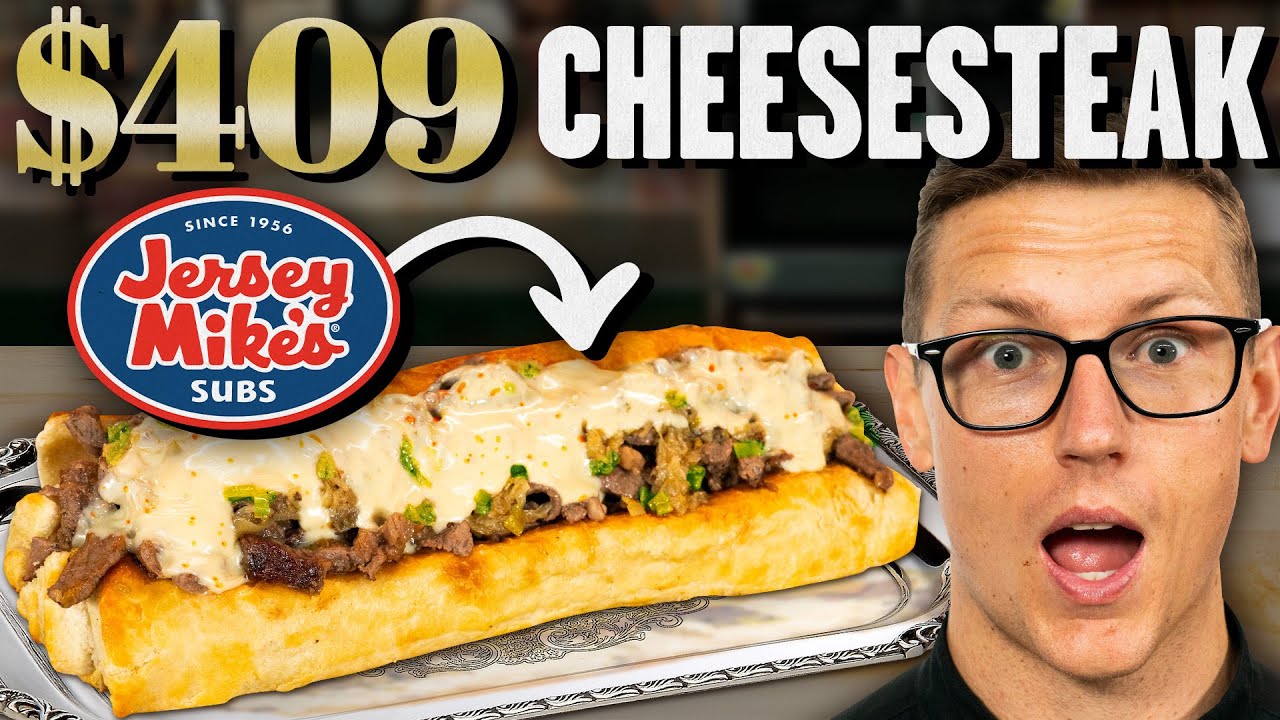 Deliciousさん専用ページ $409 Japanese A5 Wagyu Cheesesteak Taste Test | FANCY FAST FOOD
