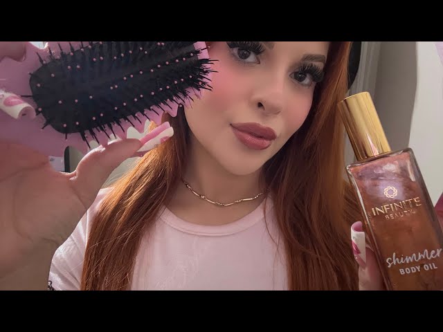 ASMR: Doing Your Finishing Touches🫧🧴✨