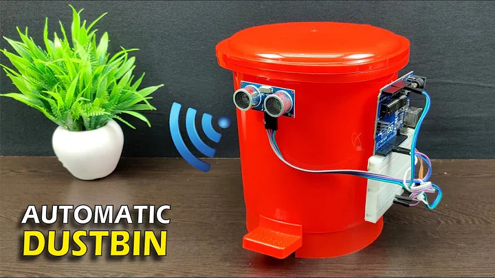How To Make An Automatic Object Sensing Dustbin|| Smart Dustbin|| Automatic Dustbin #smartdustbin