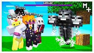 MINECRAFT Pero los BLOQUES Spawnean MOBS Aleatorios 🤣💥