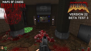 Brutal Doom v22 Beta Test 3 - Maps of Chaos TERROR EDITION v3.8: Map01 | 4K/60
