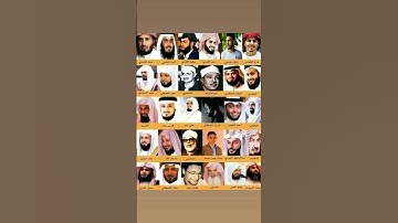 ٲي قارئ القرآن هو المفضل لدیك؟