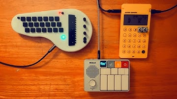 making a song with these weird little boxes i found.