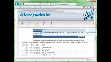 Hướng dẫn Upload file và giải nén trên DirectAdmin