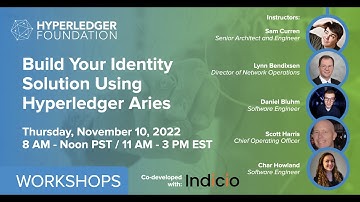 Build Your Identity Solution Using Hyperledger Aries Workshop