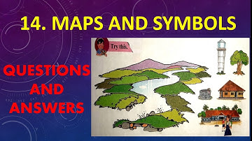 4th Std - EVS 1 - Chapter 14 Maps and symbols questions answers exercise - Maharashtra board