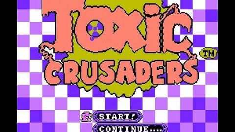 NES Longplay - Toxic Crusaders