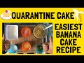 TUTORIAL: EASIEST BANANA CAKE RECIPE