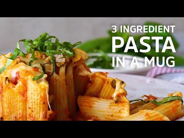 3 Ingredient Pasta in a Mug
