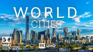 Самые красивые города в мире 8K видео Ultra HD с мягкой фортепианной музыкой - 60 кадров в секунду