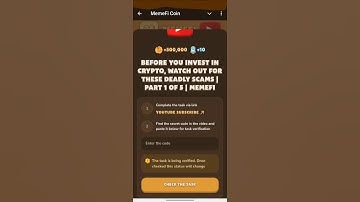 Before you invest in crypto watch out for these deadly scams part 1 memefi code #memefi #telegram
