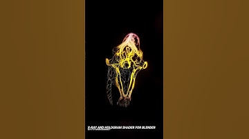 X-Ray and Hologram Shader v1.85 #b3d #blender3d #blenderanimation