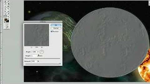 Photoshop Tutorial: Space Scene : Creating Layer Style for Photoshop Space Scene